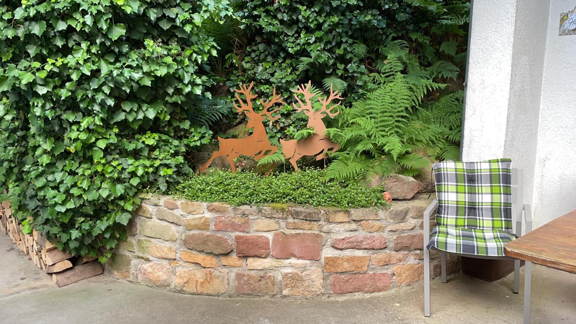ホテル Haus Am Kastanienwald Dörrenbach エクステリア 写真